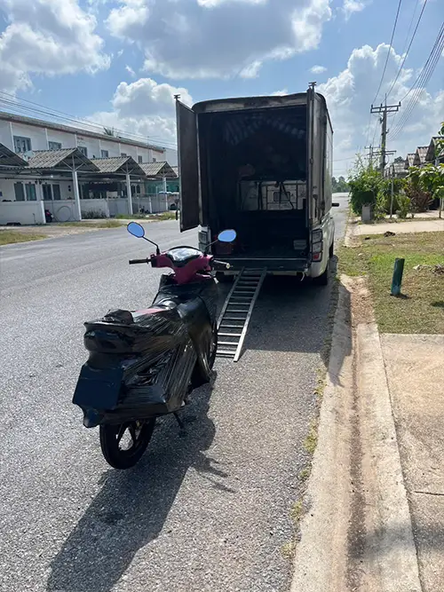 ส่งรถมอเตอร์ไซค์ข้ามจังหวัด