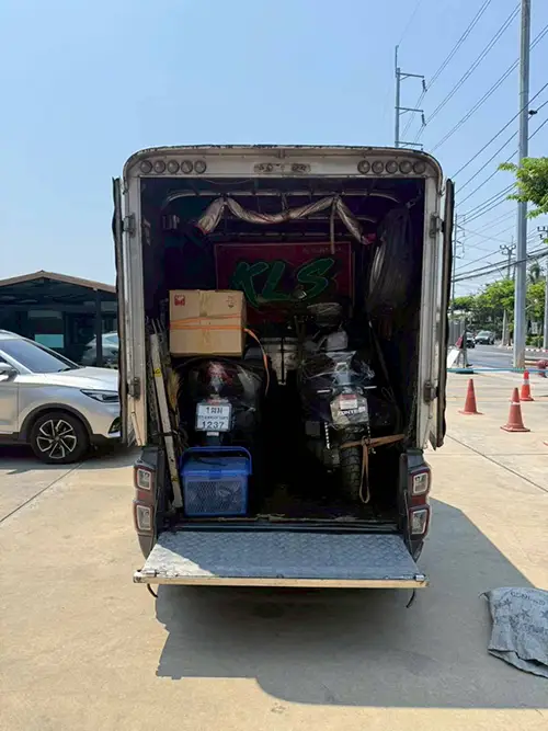 ส่งรถมอเตอร์ไซค์ไปต่างจังหวัด